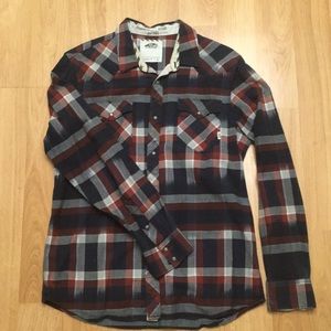 Men’s VANS long sleeve Button Up